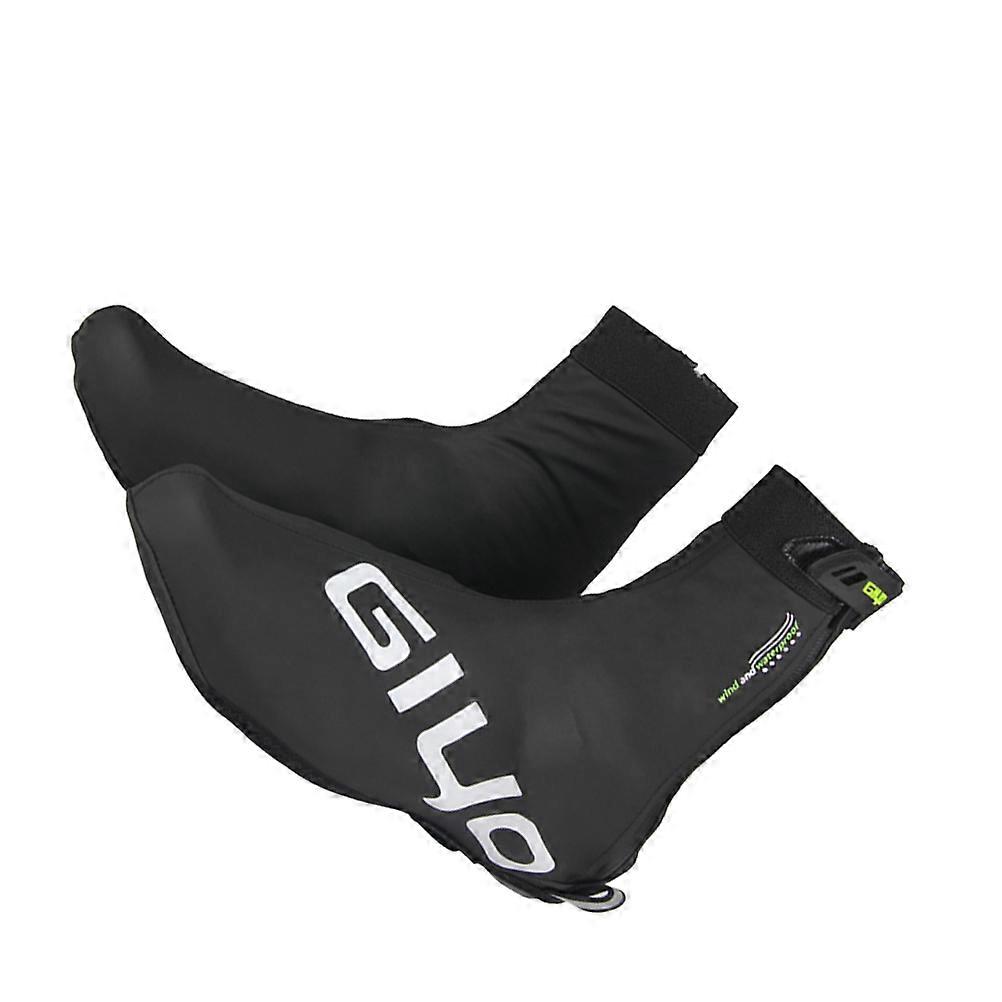 غطاء أحذية الدراجة الجبلية والعتاد الواقي مقاوم للغبار مقاوم للخدش للرجال والنساء أسود L 1 زوج