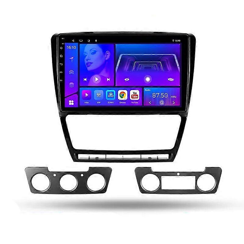 2 Din For Skoda Octavia 2 A5 2008 - 2013 4G 8-core WIFI Android Auto Car Radio Player Stereo Tesla Vetical Screen 9 Car Multimedia Video Player GPS Na