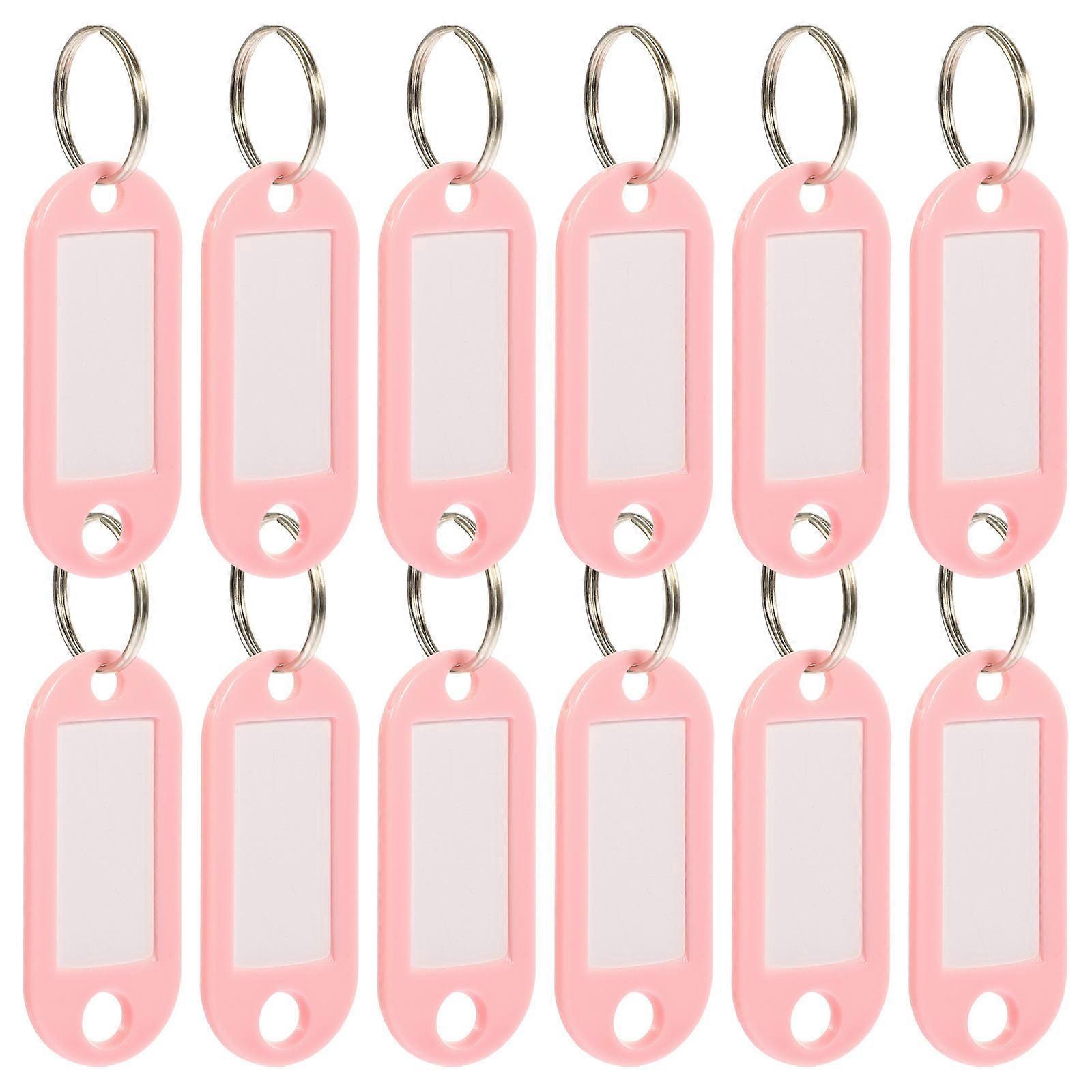 Luggage Tags Key Classification Tags Boarding Pass Practical Design Abs Iron 15Pcs