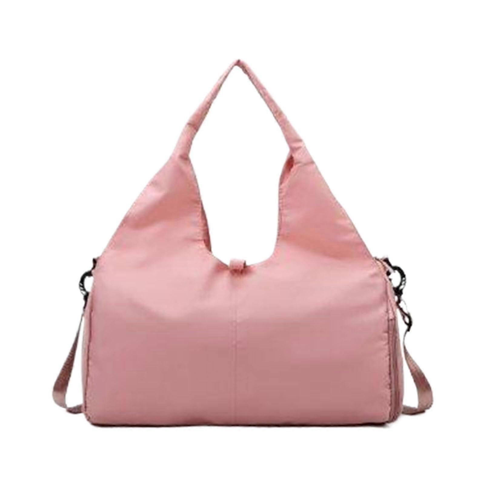 Yoga mat bag, sports bag, waterproof fabric, sufficient internal capacity, classification and storage of various items, pink.