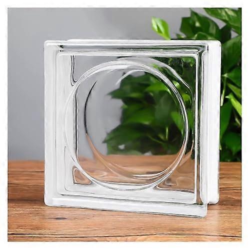 Translucent glass blocks for effective sound and thermal insulation – a stylish decorative partition for homes and bars. Ref: 5523