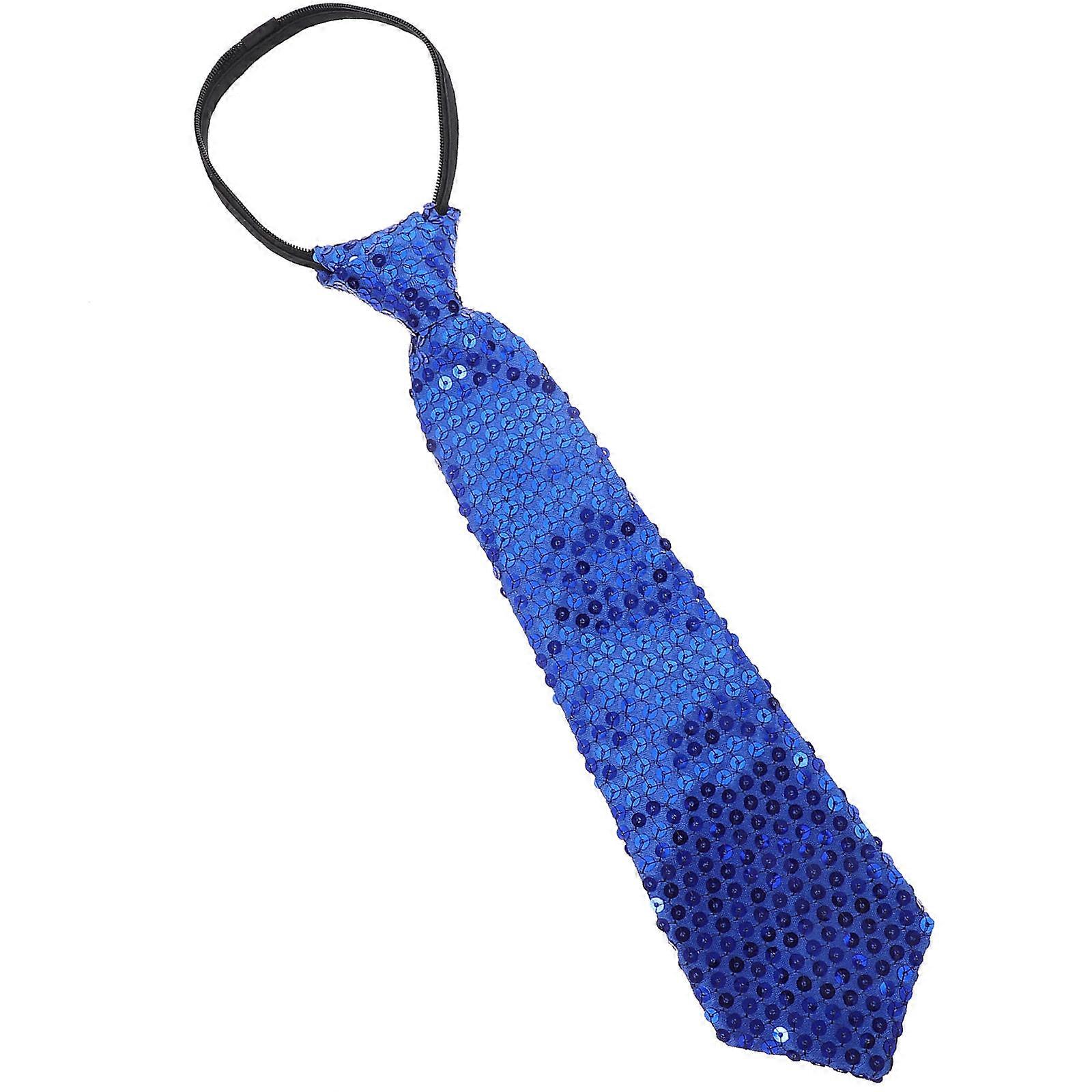 Sparkly Bowtie Fun Ties Sequin Design Rectangular Holiday Wear Party Props 1Pcs