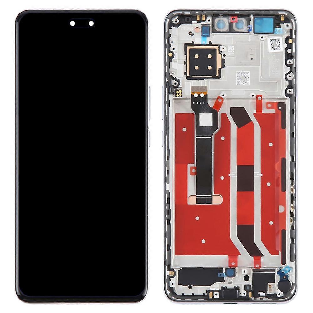 Για Huawei nova 12 Pro 5G OEM Grade S OLED οθόνη και συγκρότημα ψηφιοποίησης + πλαίσιο (χωρίς λογότυπο) - Ασημί