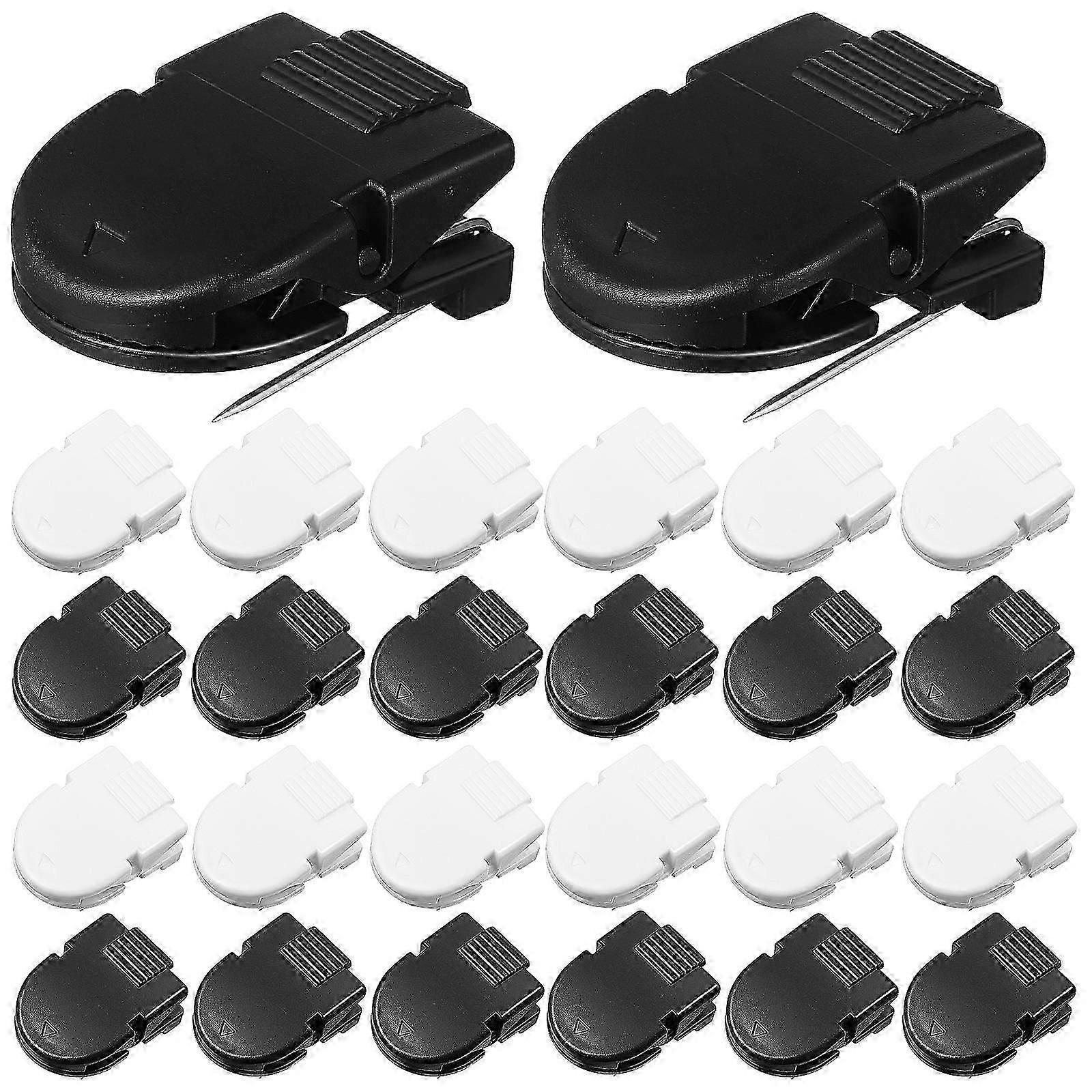Cubicle Pins For Fabric Walls Mini Plastic Clips Office Supplies Securing Documents 50Pcs
