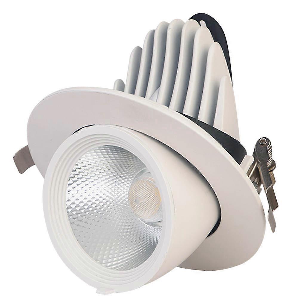 White Acrylic Elephant Trunk Lamp with LED Design for Lighting Use Rotates 360 Degree and 70 Degree