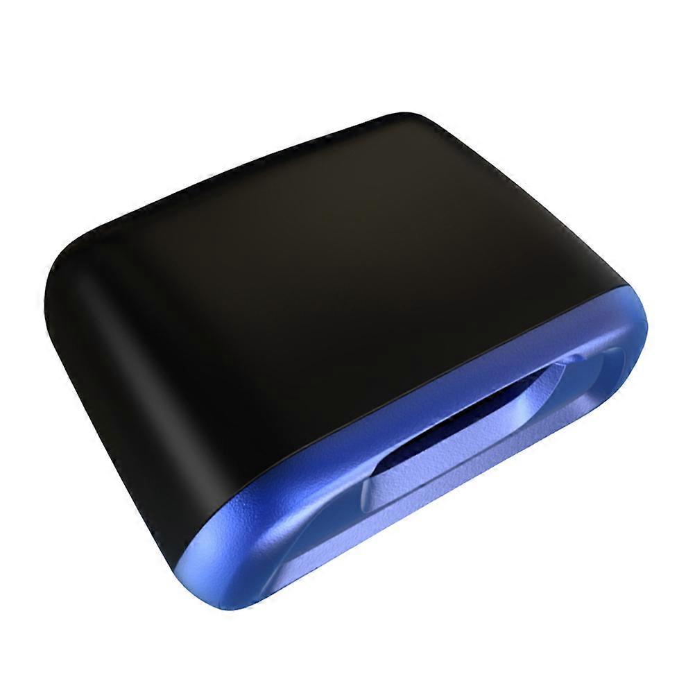 Blue Portable Car Trash Can for Lasting Use with ABS Material and Design 4.5 x 3.1 Inches