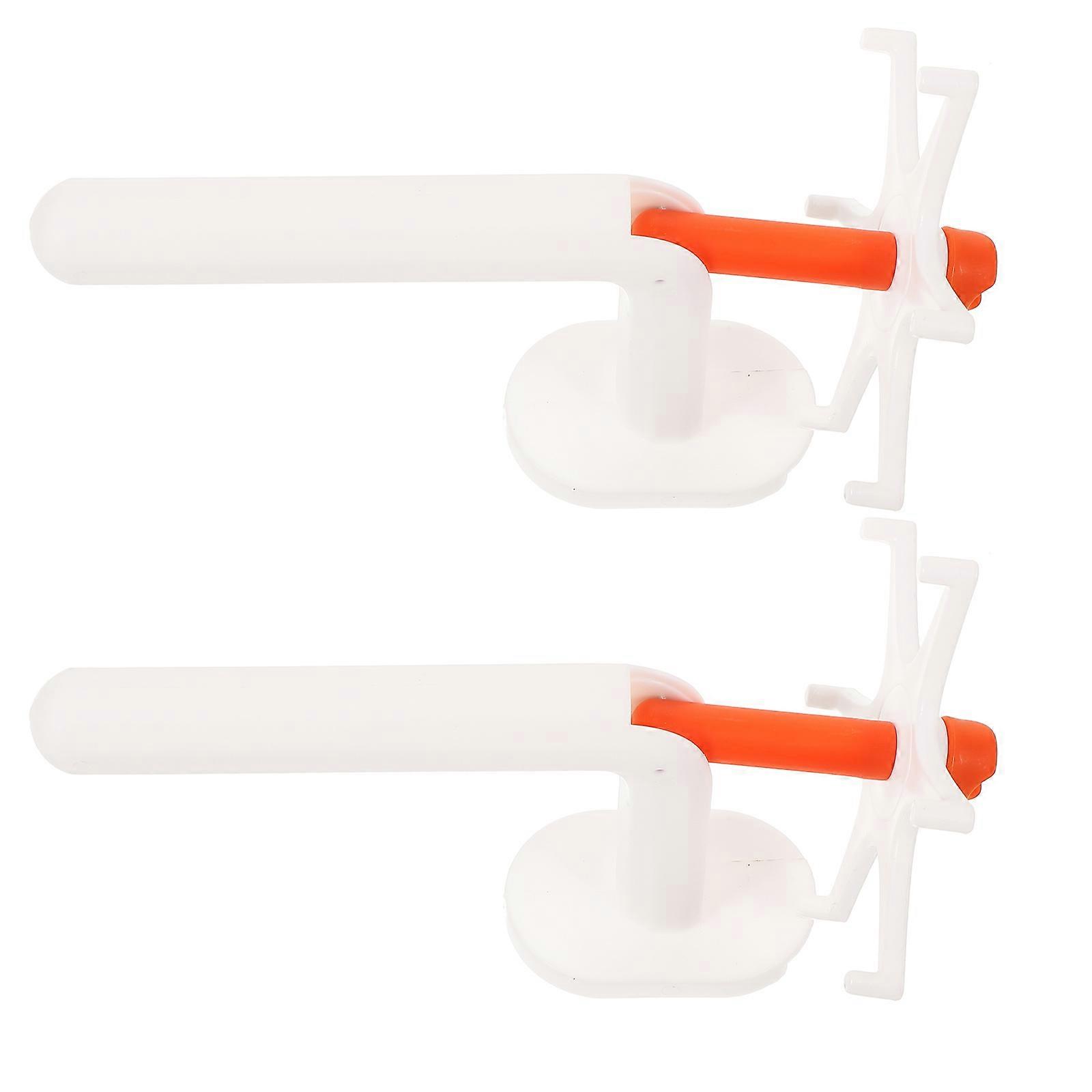 2pcs Rotating Wall Hooks for Kitchen Utensils & Keys – Strong Load Bearing, Adhesive, No Drilling, Stylish Storage Solution for Home