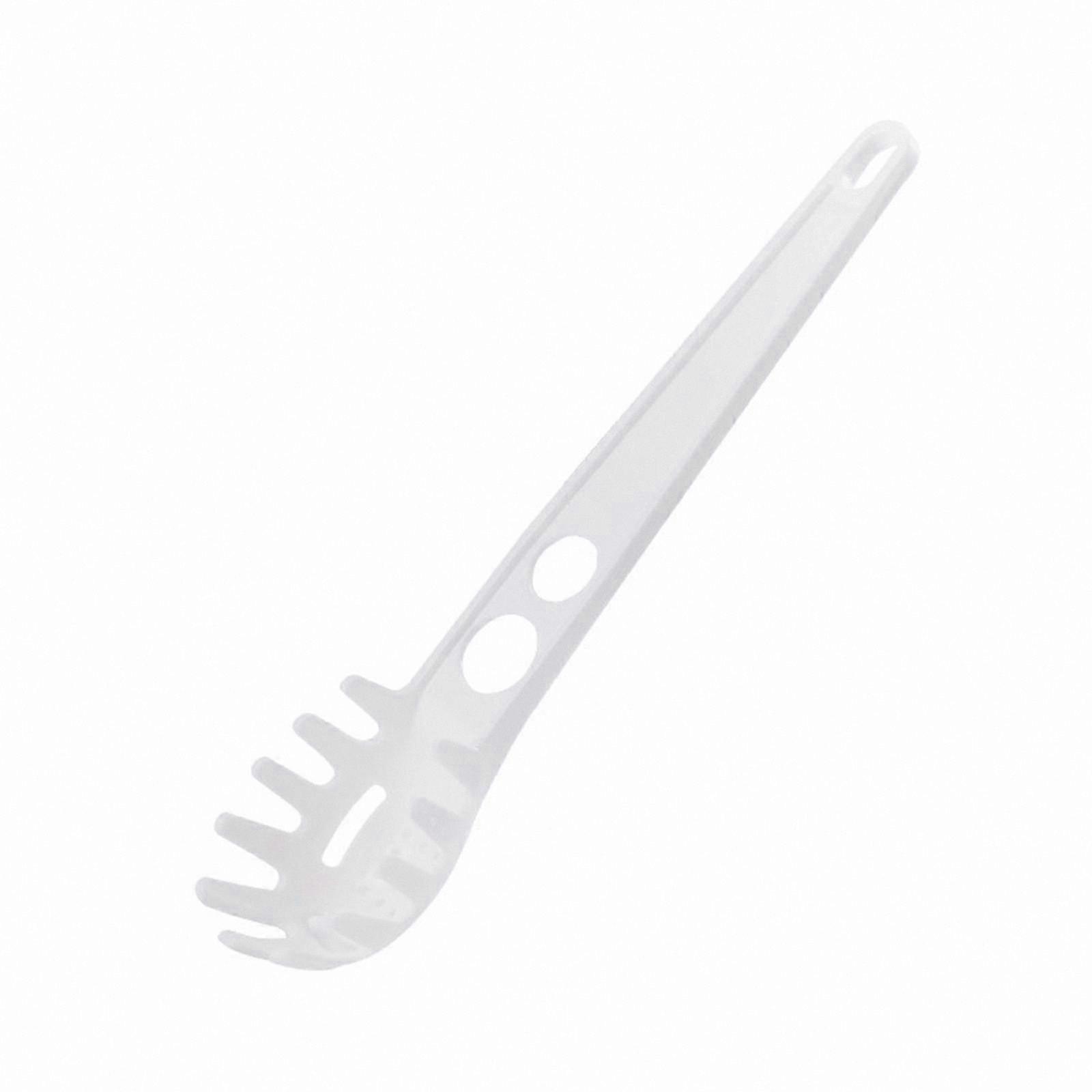 Durable Spaghetti Spoon with Measuring Feature and Teeth for Easy Serving