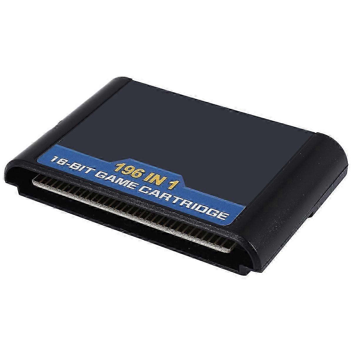 196 in 1 Multi Games Cartridge Batter Than 112 in 1 and 126 in 1 for Sega Mega Drive for PAL and NTS