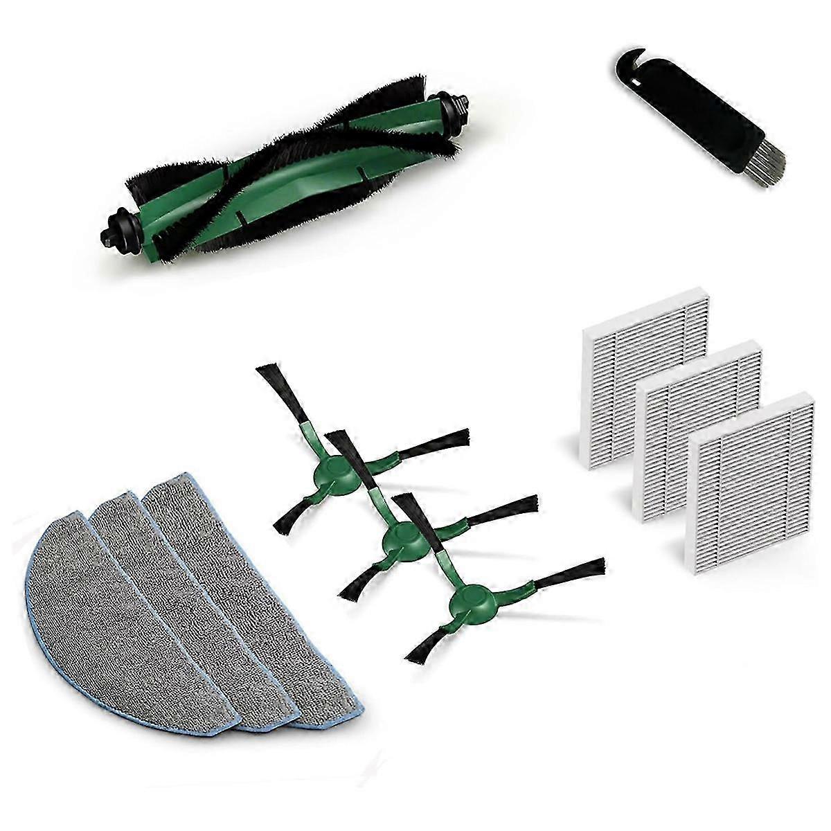 Robot Vacuum Cleaner Spare Parts Kit with HEPA Filter, Side Brush, and Mop Cloth for Y0112 Model