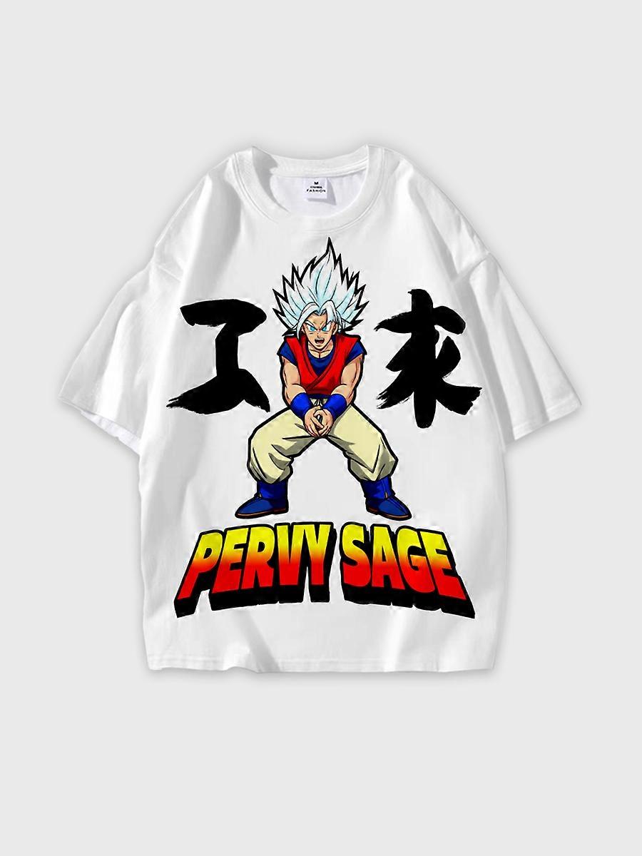 T-shirt round neck Cartoon Pattern loose short sleeve P2701