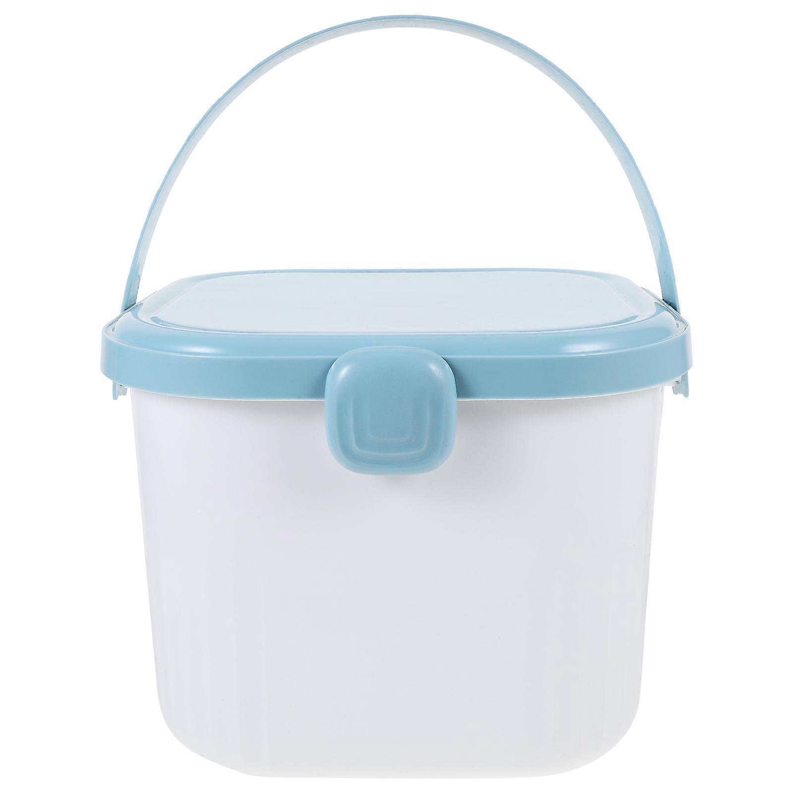 Cube Storage Bin Building Blocks Storage Box Easy to Move Rectangular Simple Design Home Organization 1Pcs