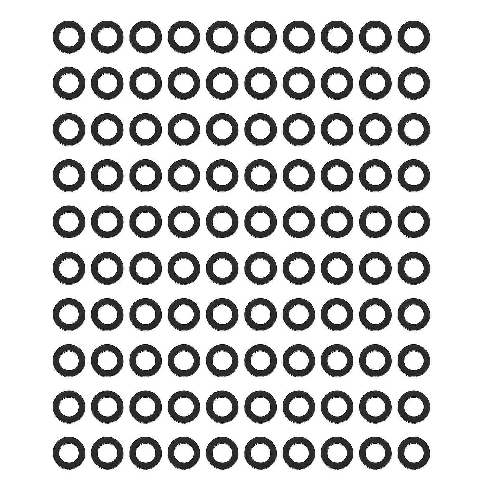 Faucet Washers Nozzle Replacement Round Shape Waterproof For Plumbing Repair 100Pcs