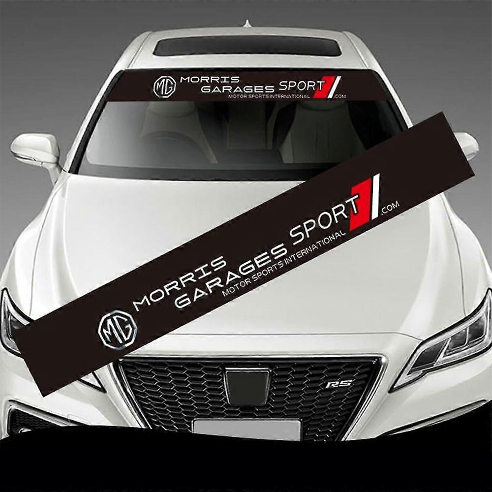 Windshield Sticker For MG IS32 Waterproof Window Sticker PVC Sunshade Strip For Front Windshield