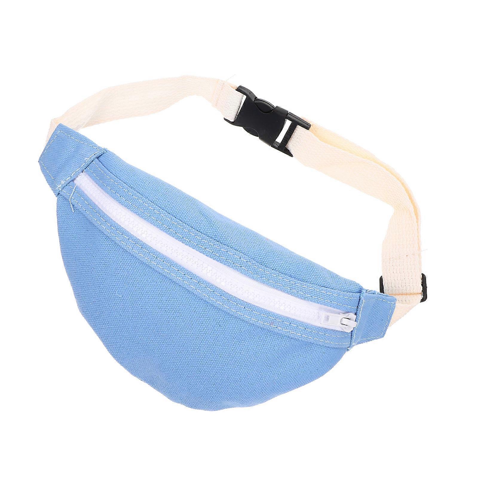 Girls Belt Bag Durable Canvas 28X15X5CM Crossbody Bag 1Pack
