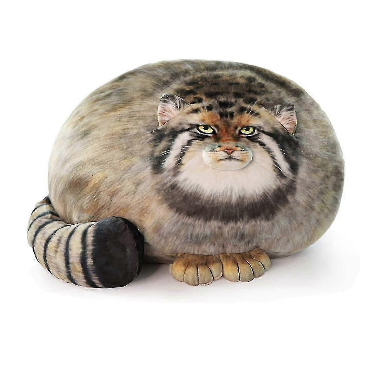Pallas Cat Plush Pillow, Cute Steppe Cat Stuffed Animal Soft Plushies