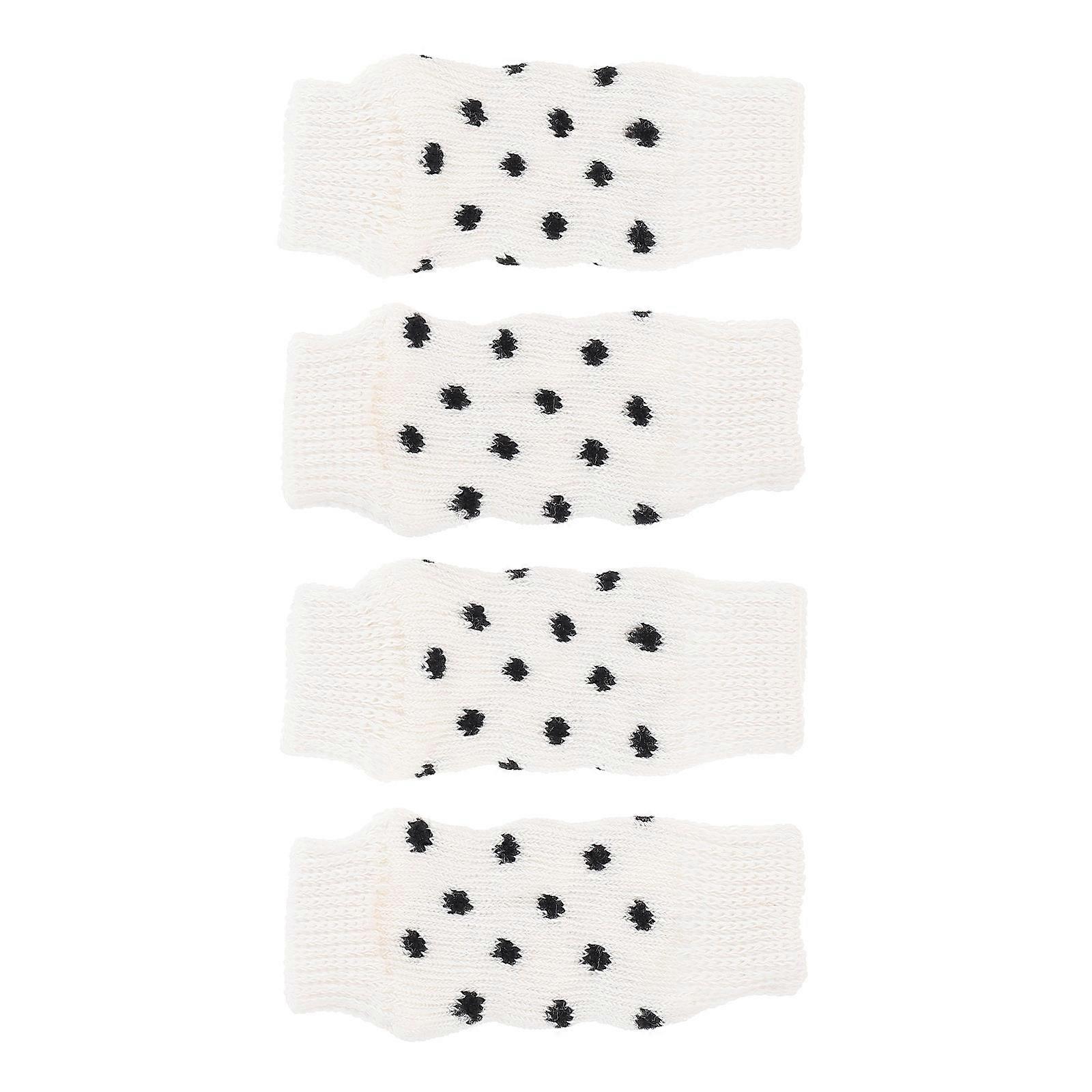 4pcs Non Slip Pet Socks for Dogs – Warm Leg Joint Support Socks for Indoor & Outdoor Use – Skid Resistant Design for Better Traction