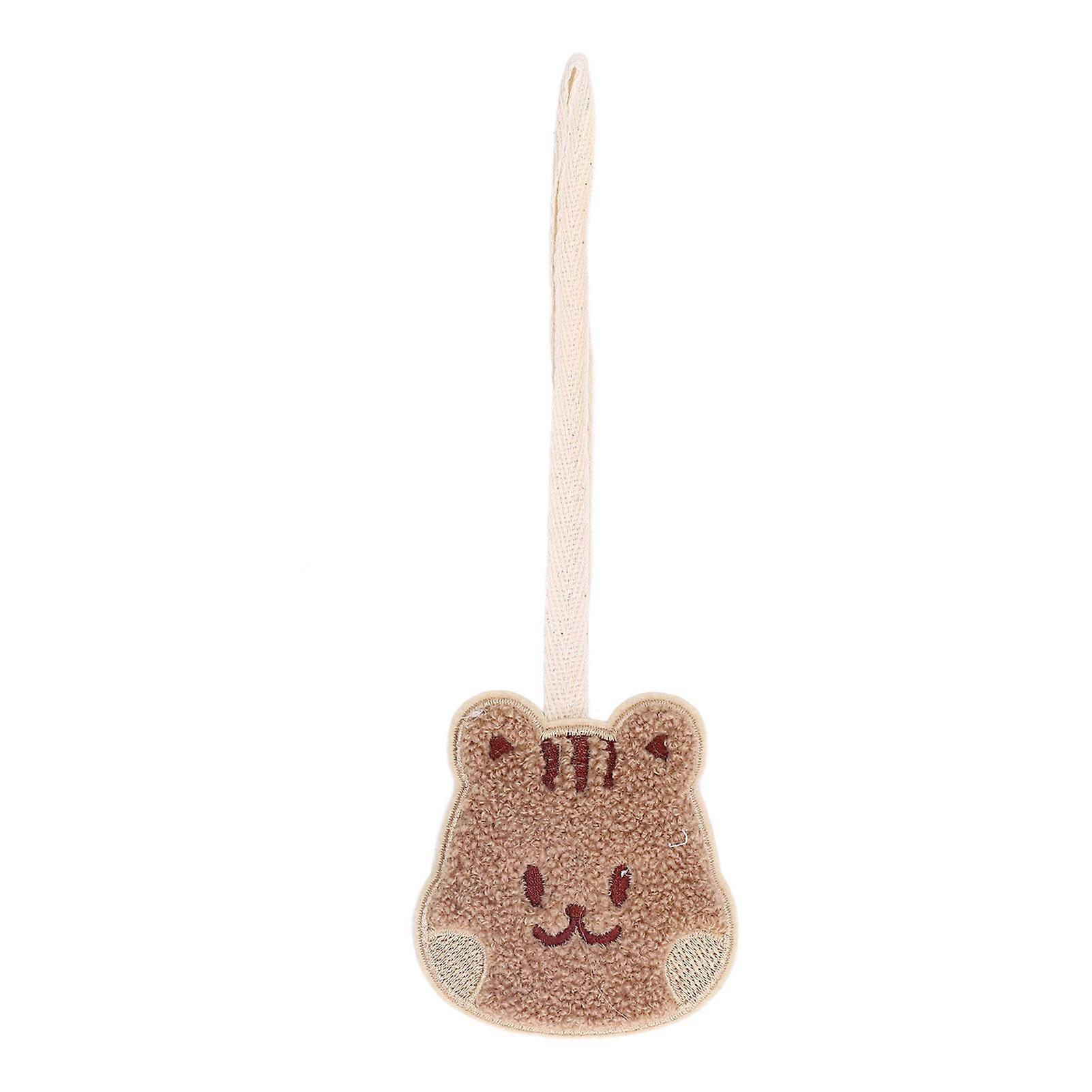 Kid Name Tag Cartoon Design Cute Soft Plush Lightweight Portable Wide Application Animal Luggage Tag Squirrel