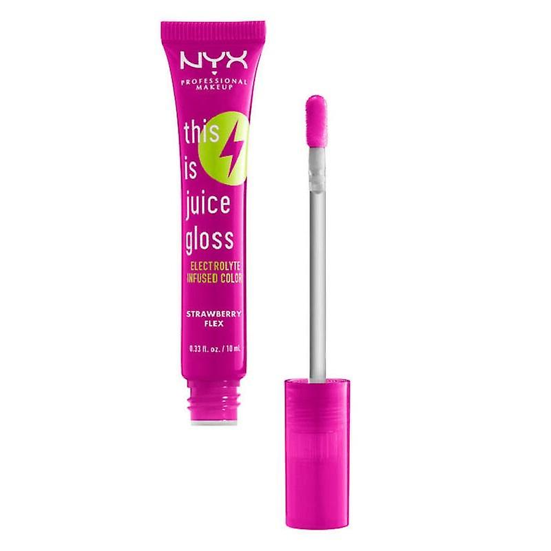 NYX PROF. MAKE-UP Das ist Juice Gloss - Strawberry Flex