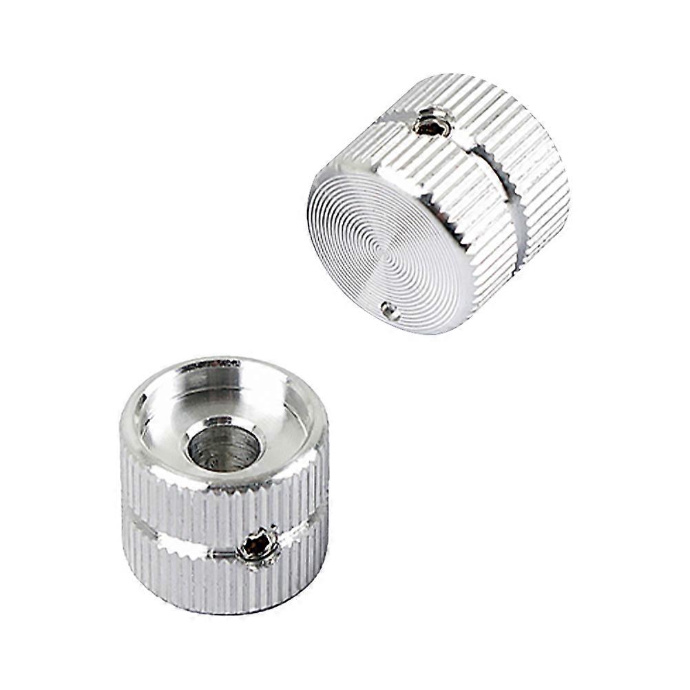2 Pcs Alloy Volume Tone Control Knobs for Electric Guitar, Durable Replacement with Stylish Design for Bass Instruments