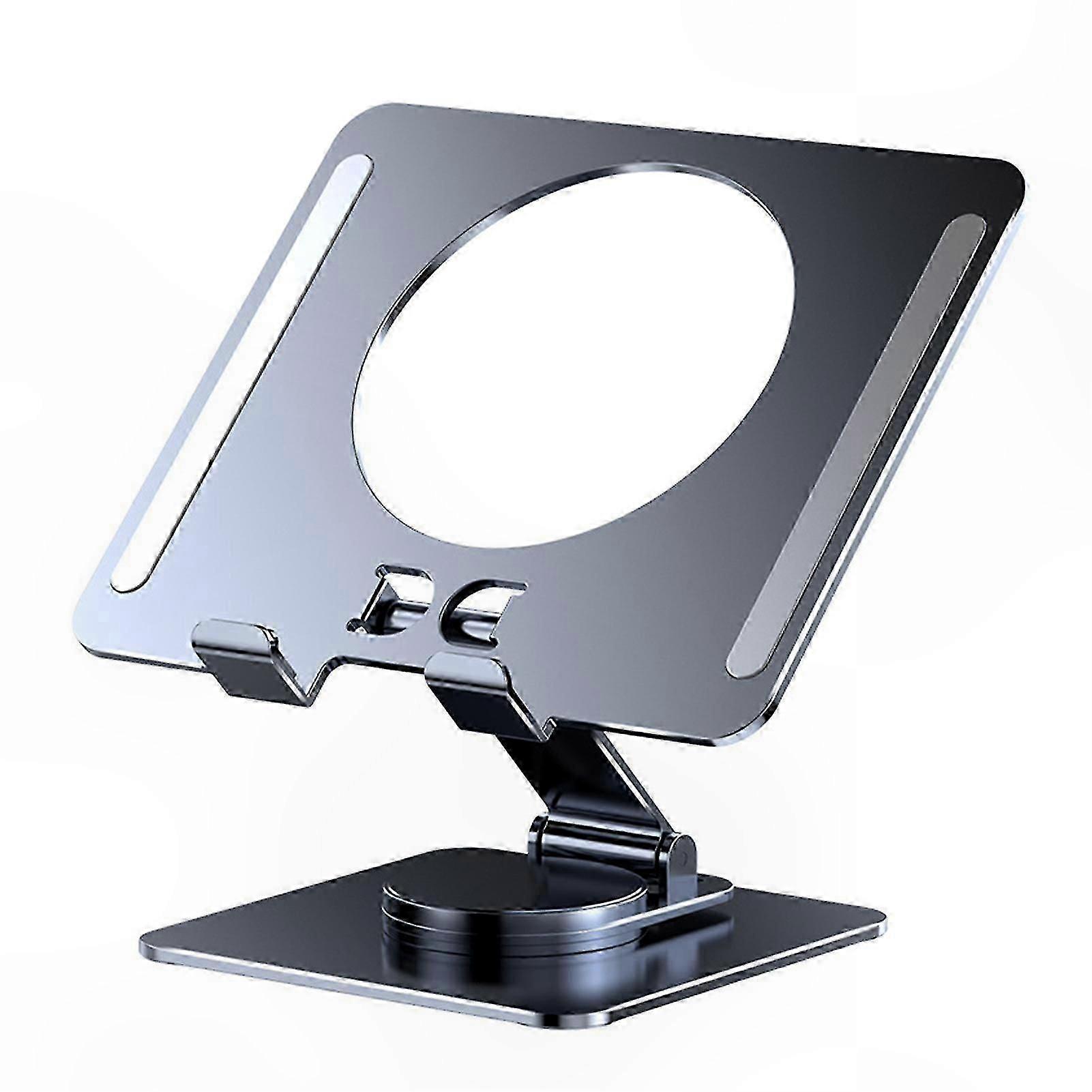 Adjustable Foldable Tablet Stand with Anti-Skid Base for Stable Support and Enhanced Durability Portable Hollowed Design for Notebooks and Tablets