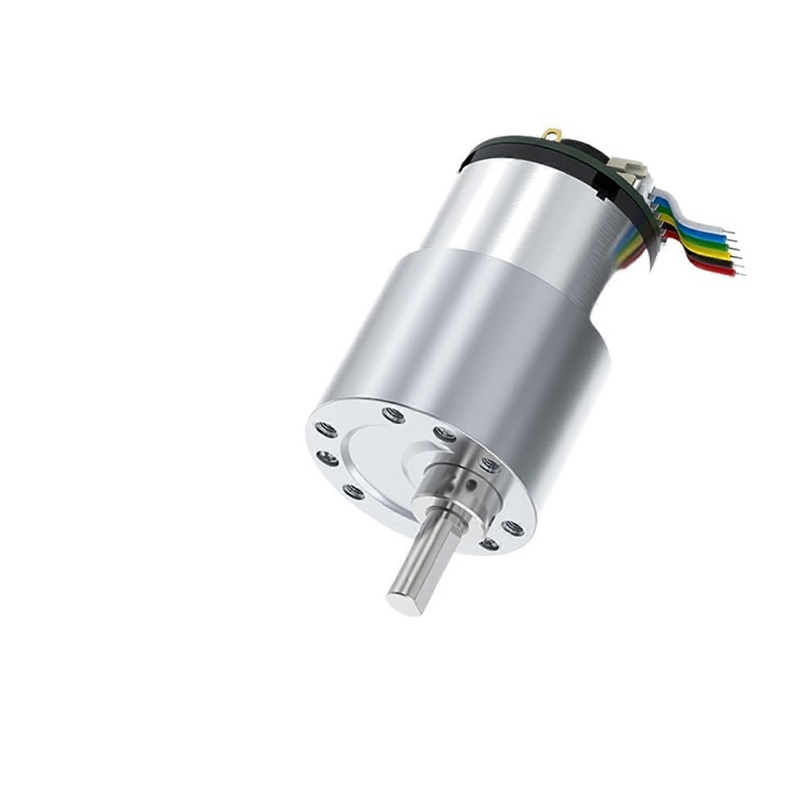 37-520 DC Gear Motor 12V with High Torque Brush Motor and Hall Encoder for Robotics, 530RPM Bracket Motor