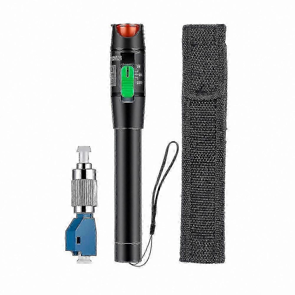 Single Mode LC Fiber Optic Cable Tester with 30mw Visual Fault Locator for 30km Range