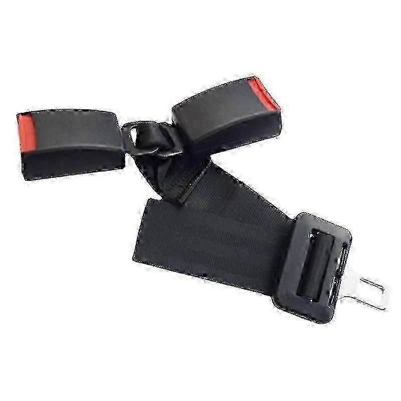 One Support and Two Extension Belt Car Rear Two-seat Seat Safety Connector