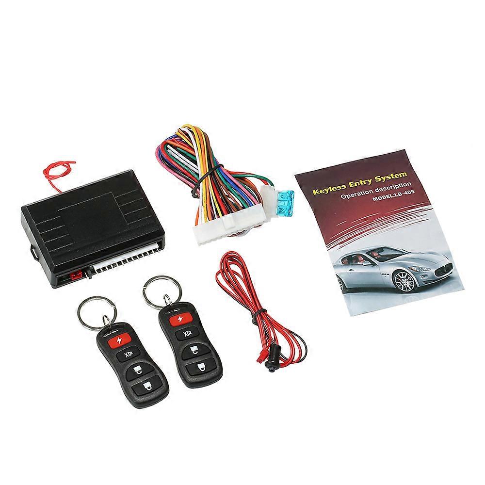 Universal Car Door Lock Keyless Entry System 12V Remote Central Control Box Kit with Trunk Release