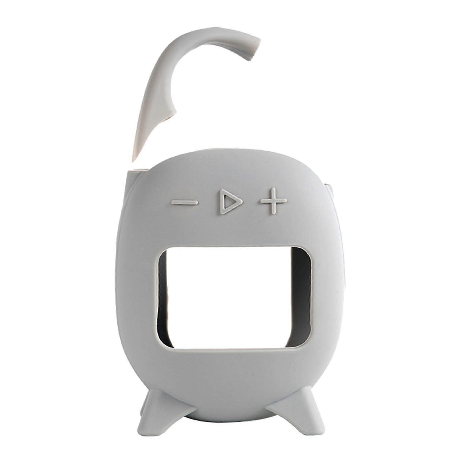 Silicone Speaker Cover Case for Clip 5, Shockproof and Drop-Resistant Protective Sleeve, Grey Color