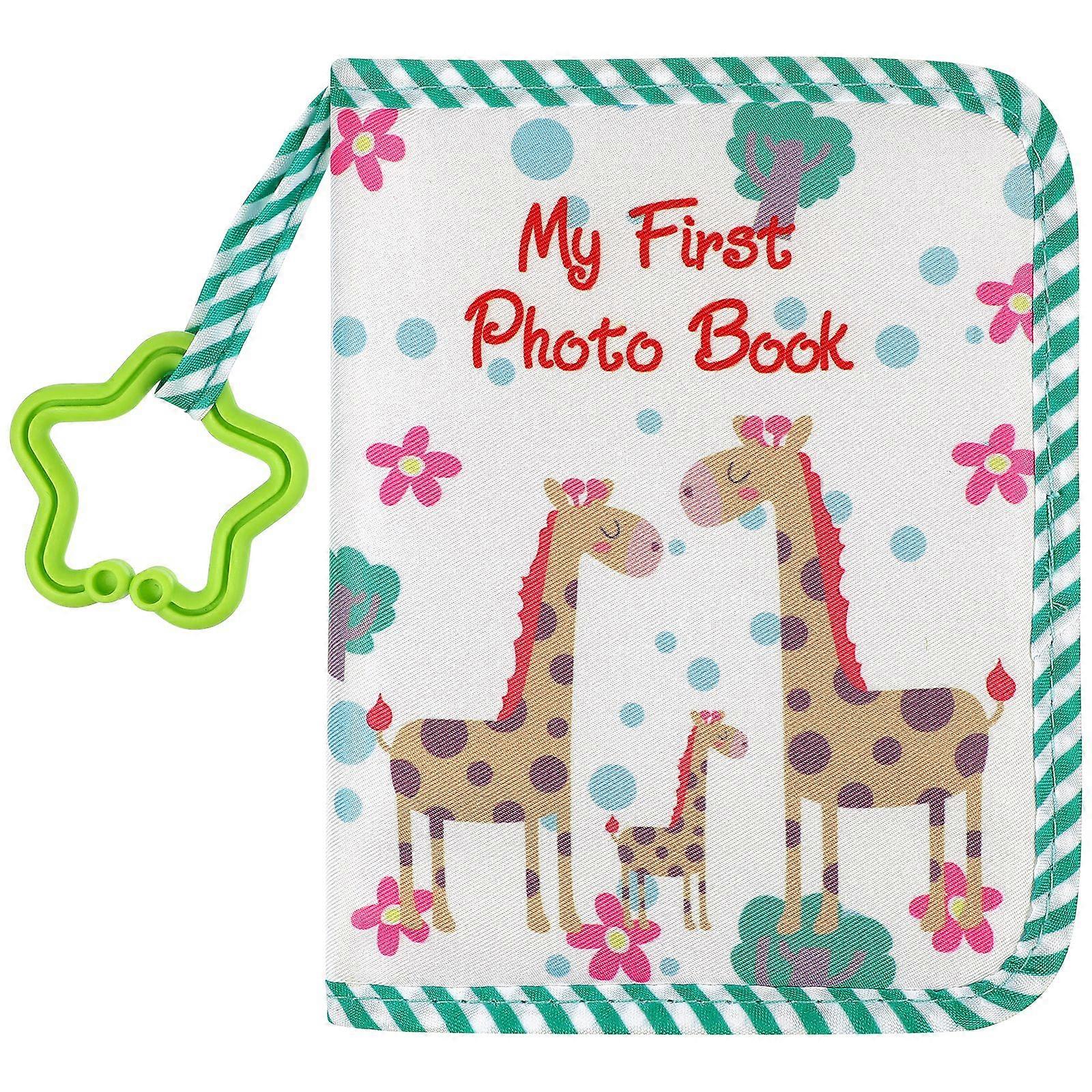 Baby Photo Album First Year Baby Photo Book Photography Album with Hanging Pendant