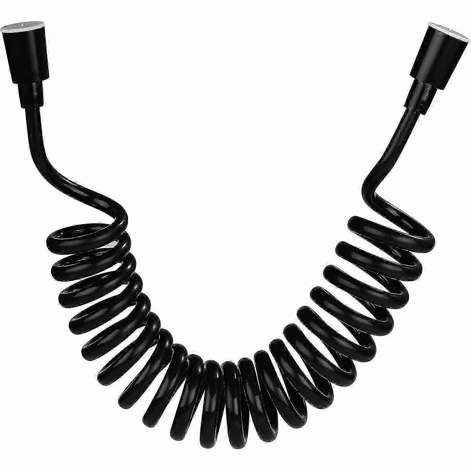 Black 3m Flexible Hose for Toilet and Bidet Connection