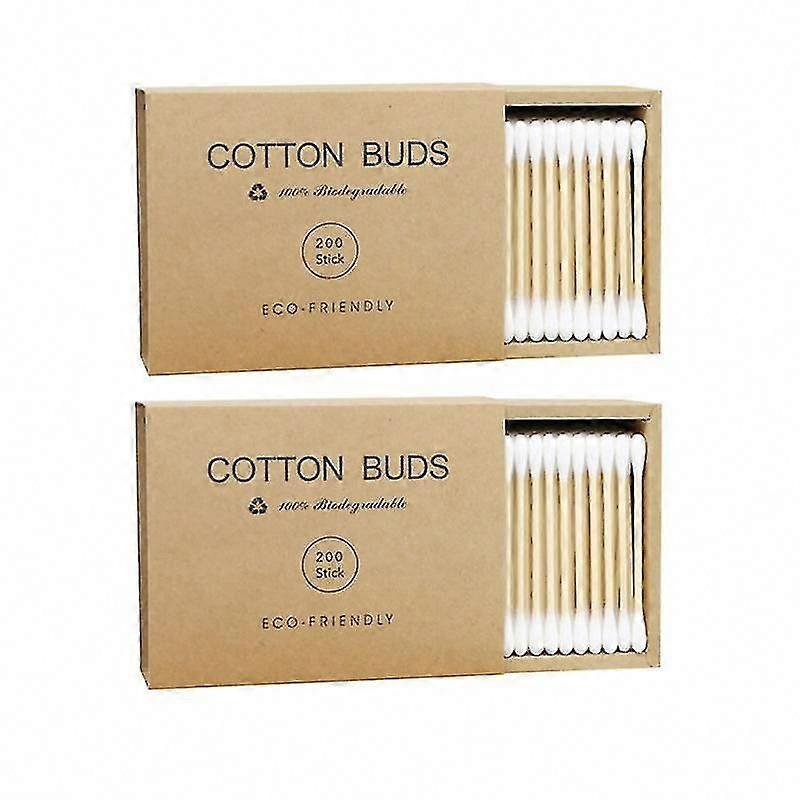 2pcs Cotton Swabs for Cleaning and Makeup Removal