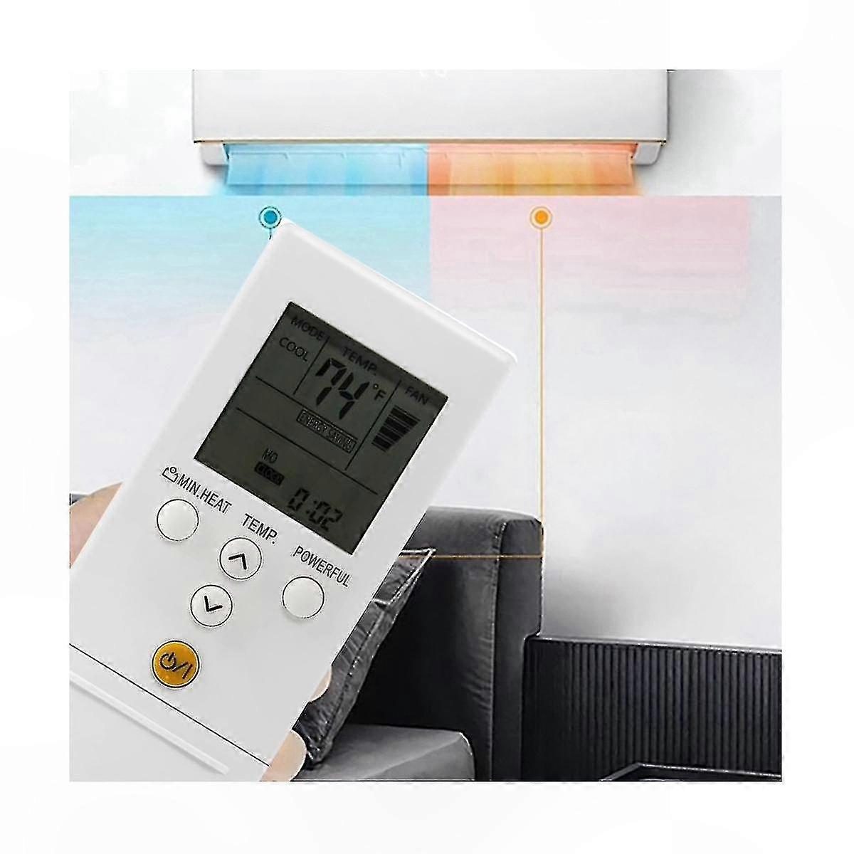 Universal Air Conditioner Remote Control Replacement for AC Units with Multiple Compatibility Options