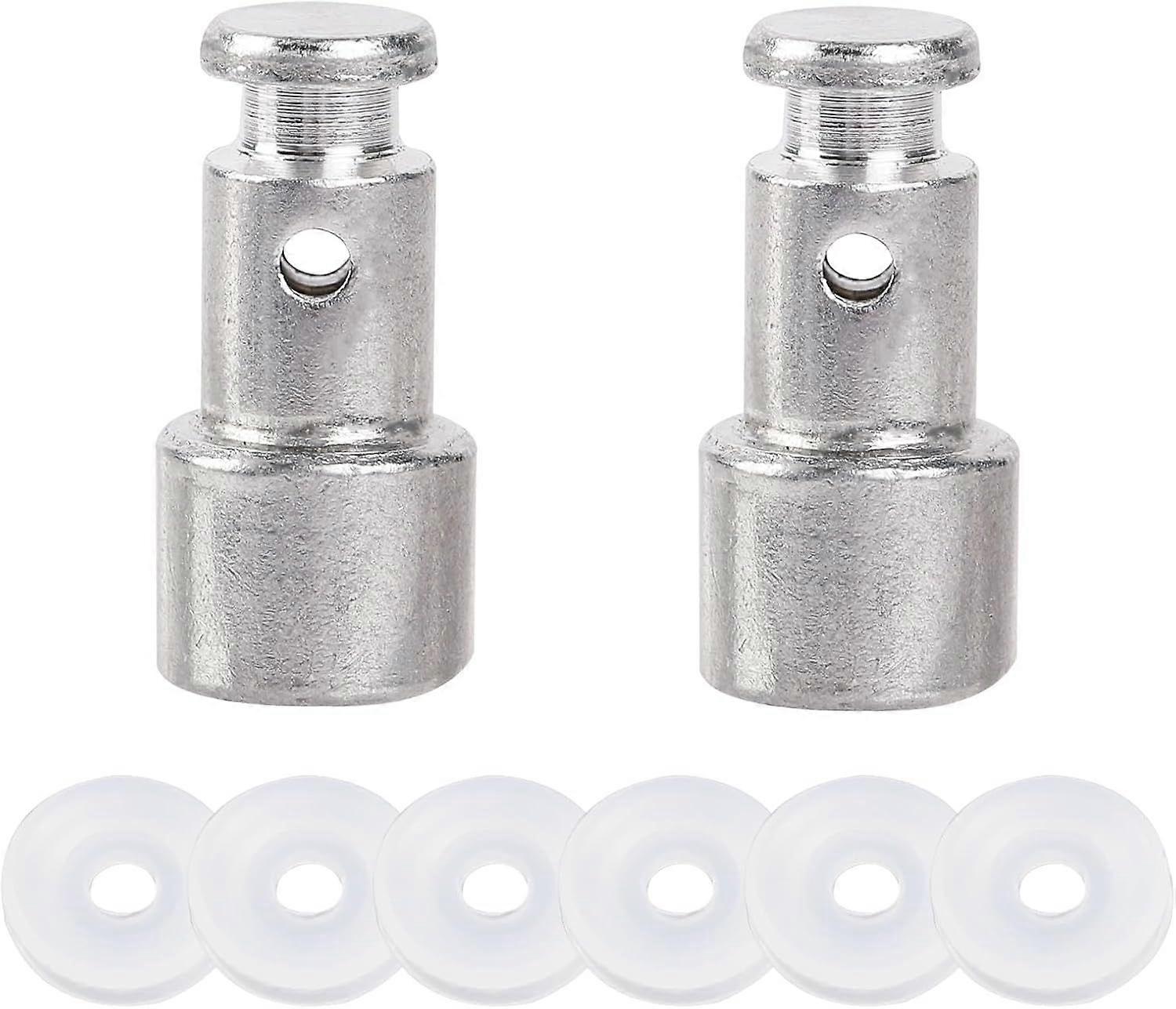 2 Pcs Universal Replacement Floater Valve with 6 Pcs Silicone Gaskets Electric