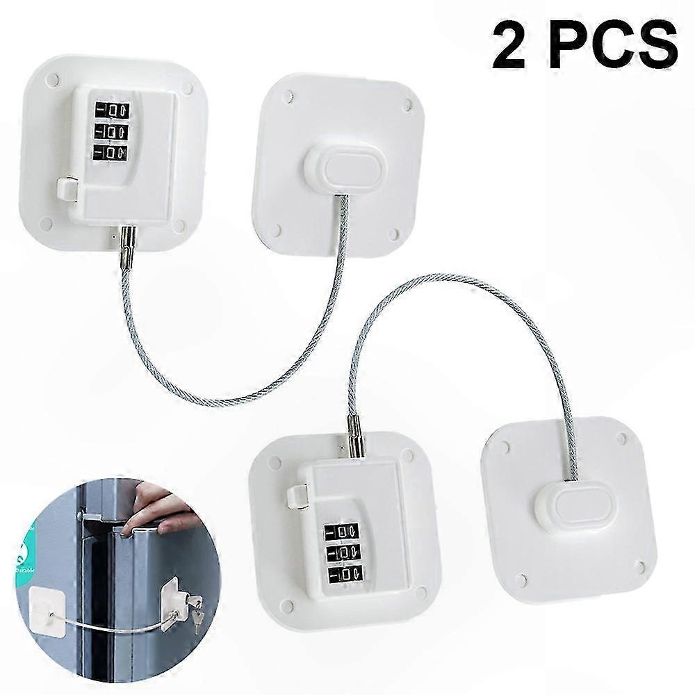 Secure Combo Lock for Refrigerators & Freezers - Childproof Safety Solution Easy to Set Up