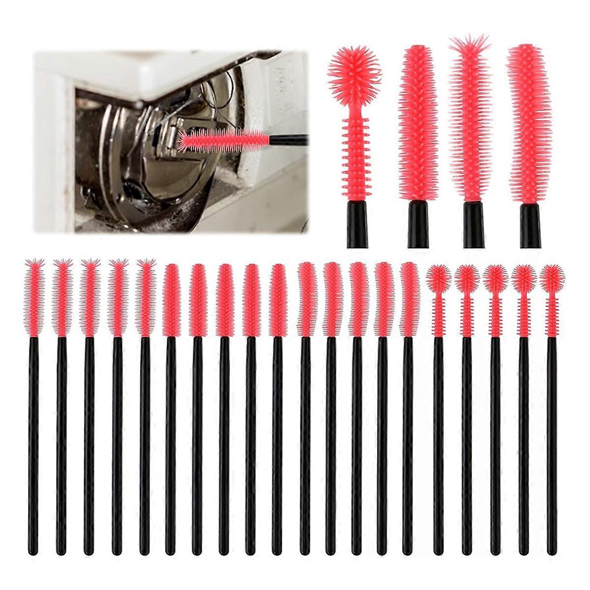 20Pcs Silicone Brushes for Sewing Machine Brushes Reusable Cleaning Brush Gadgets Quilting Tools Su