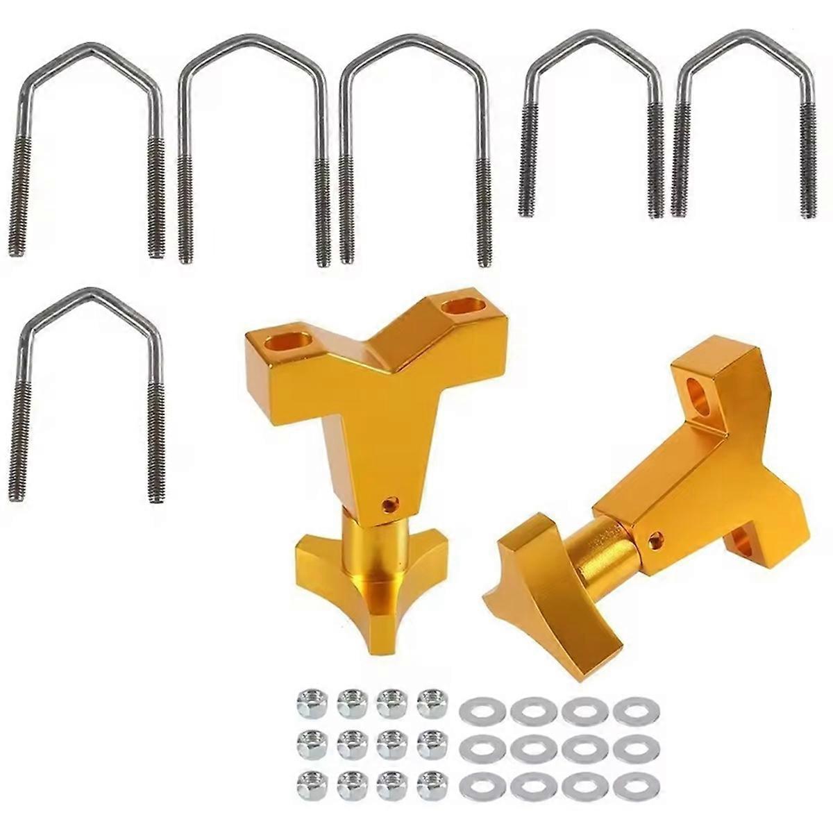 High Lift Universal Mount 1-2.5In for Front Tube Adjustable Jack Tube Bracket for JK TJ Roof Rack Front,D