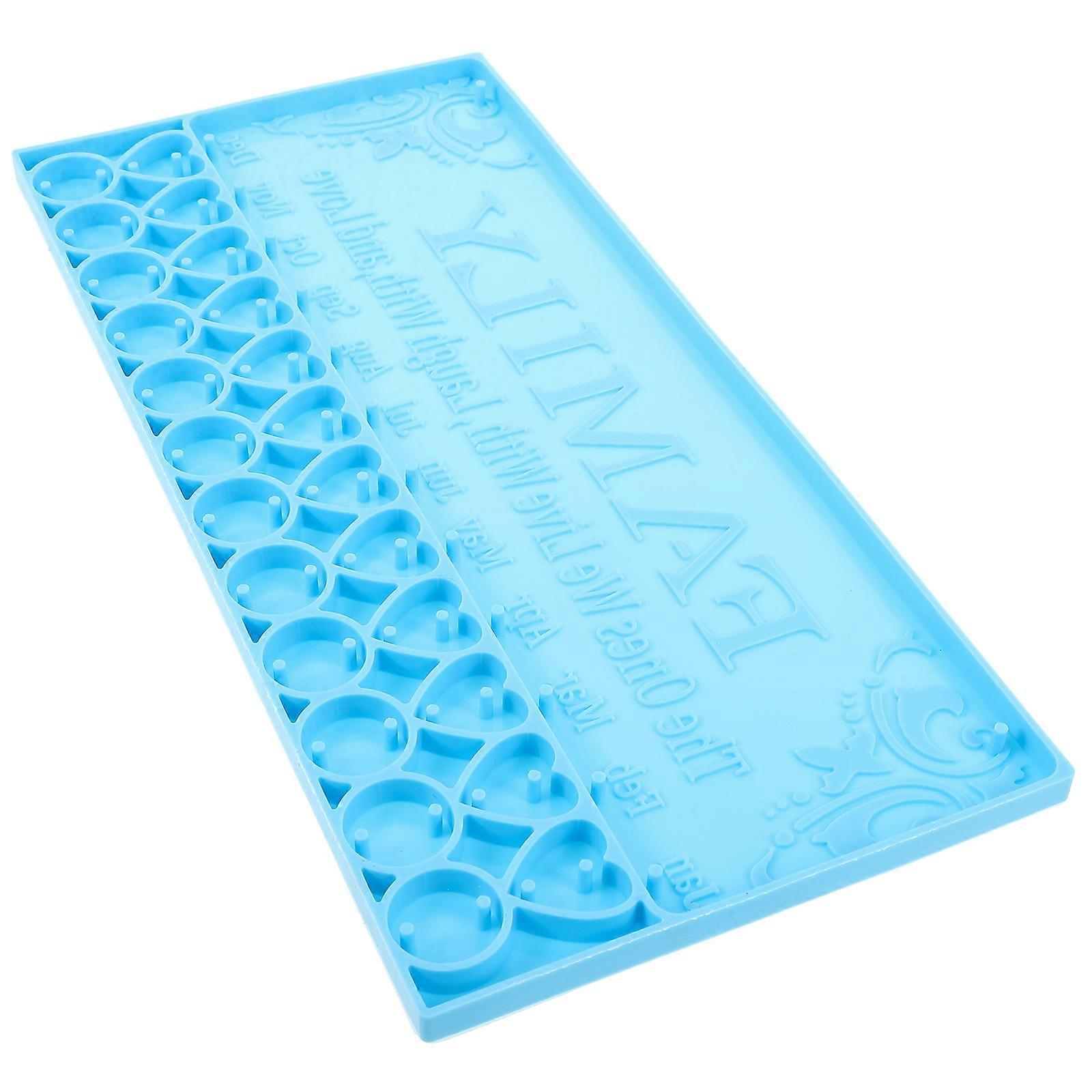 Silicone Door Sign Mold with Heart Tassel Design – Flexible, Durable & Easy to Clean Crafting Mold for Plaques and Decorative DIY Projects