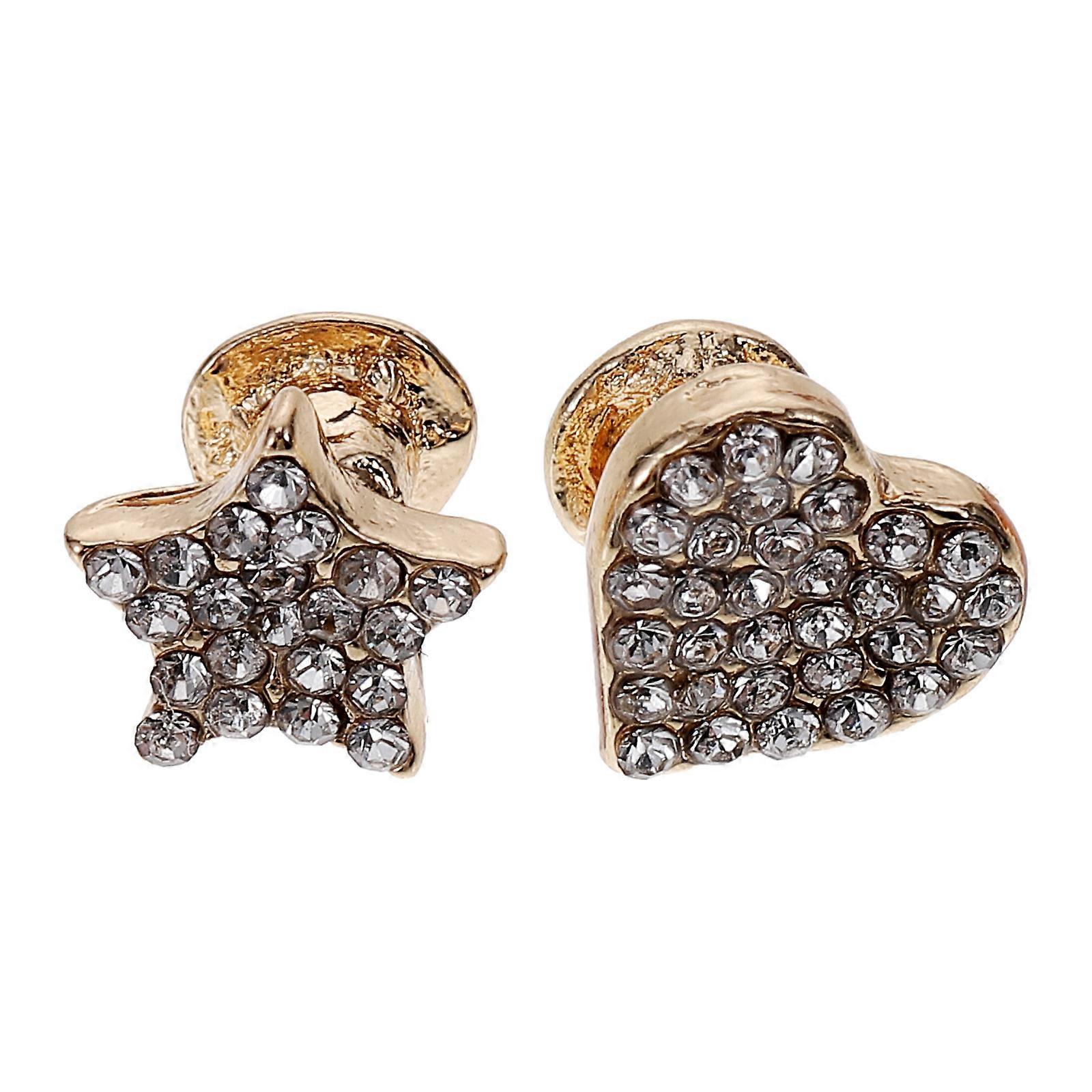 Decorative Watchband Nails Watch Strap Clasp Golden 0.7X0.5CM Durable Alloy Material 2Pcs