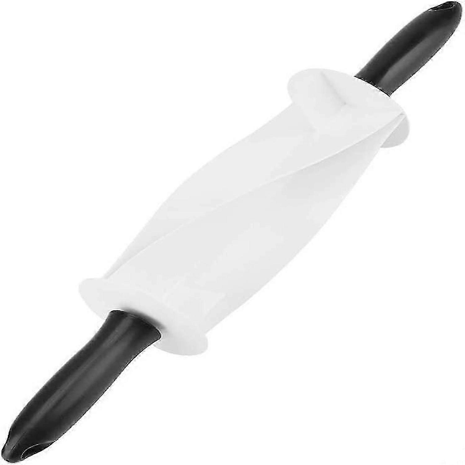 Croissant cutting up roller, with blade roller and croissant cutter 36.4 x 6.5 cm