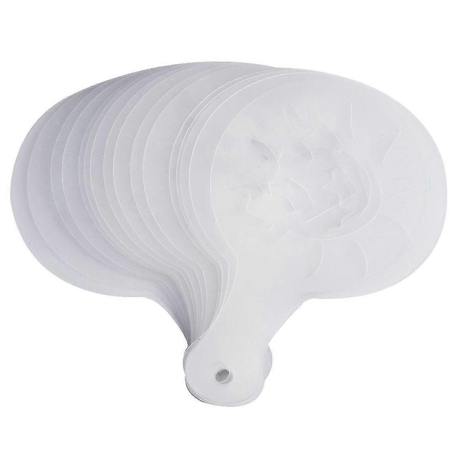 2025 Latest Model 16Pcs Plastic Coffee Template Stencils Cappuccino Chocolate