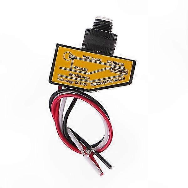 Dusk to Dawn Light Sensor Switch for DC12V-48V Automatic Photocell Control