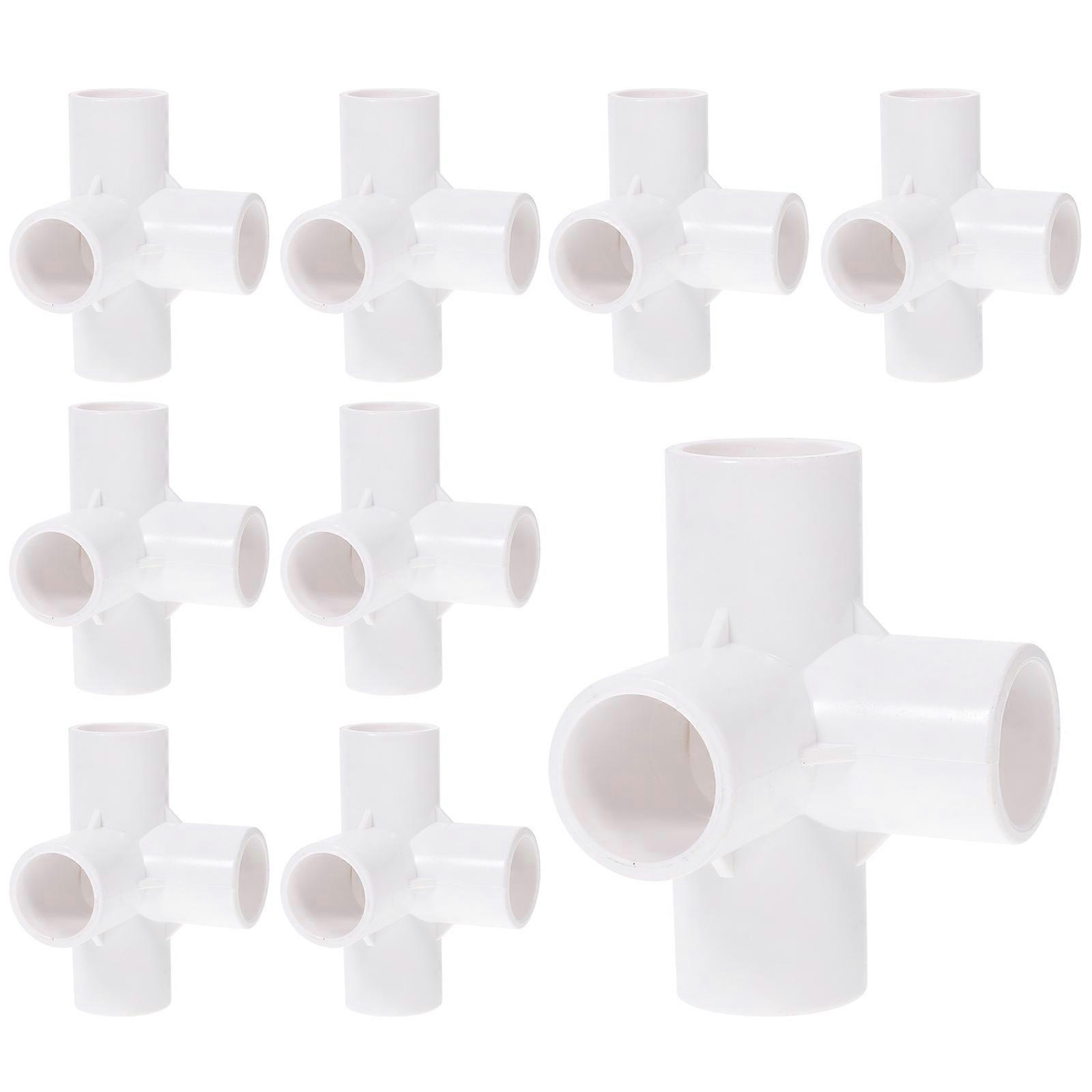 PVC Fittings Pipe Joint Connector Used for Water Pipe 50Pcs