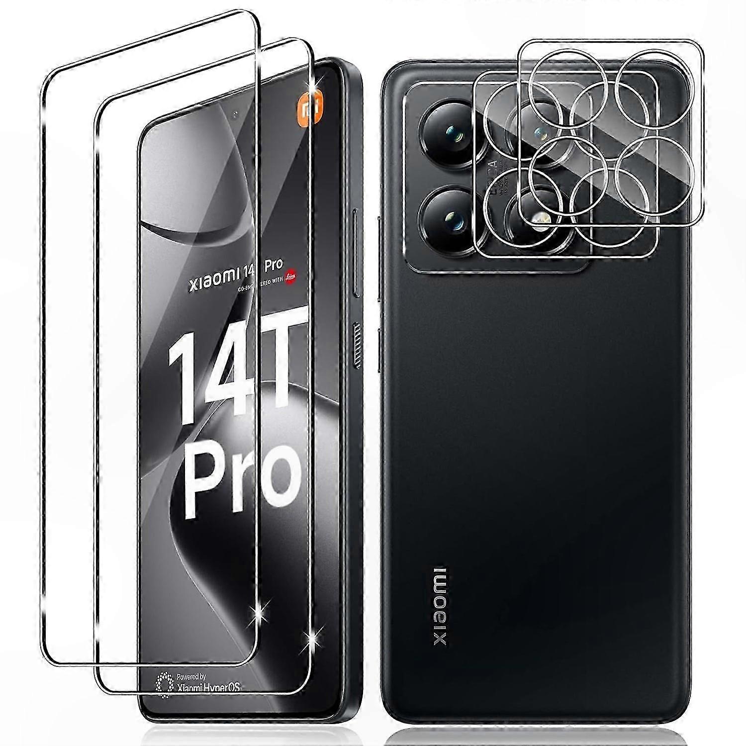 Screen Protector for 14T Pro, High-Quality Tempered Glass with Anti-Scratch and Shockproof Features