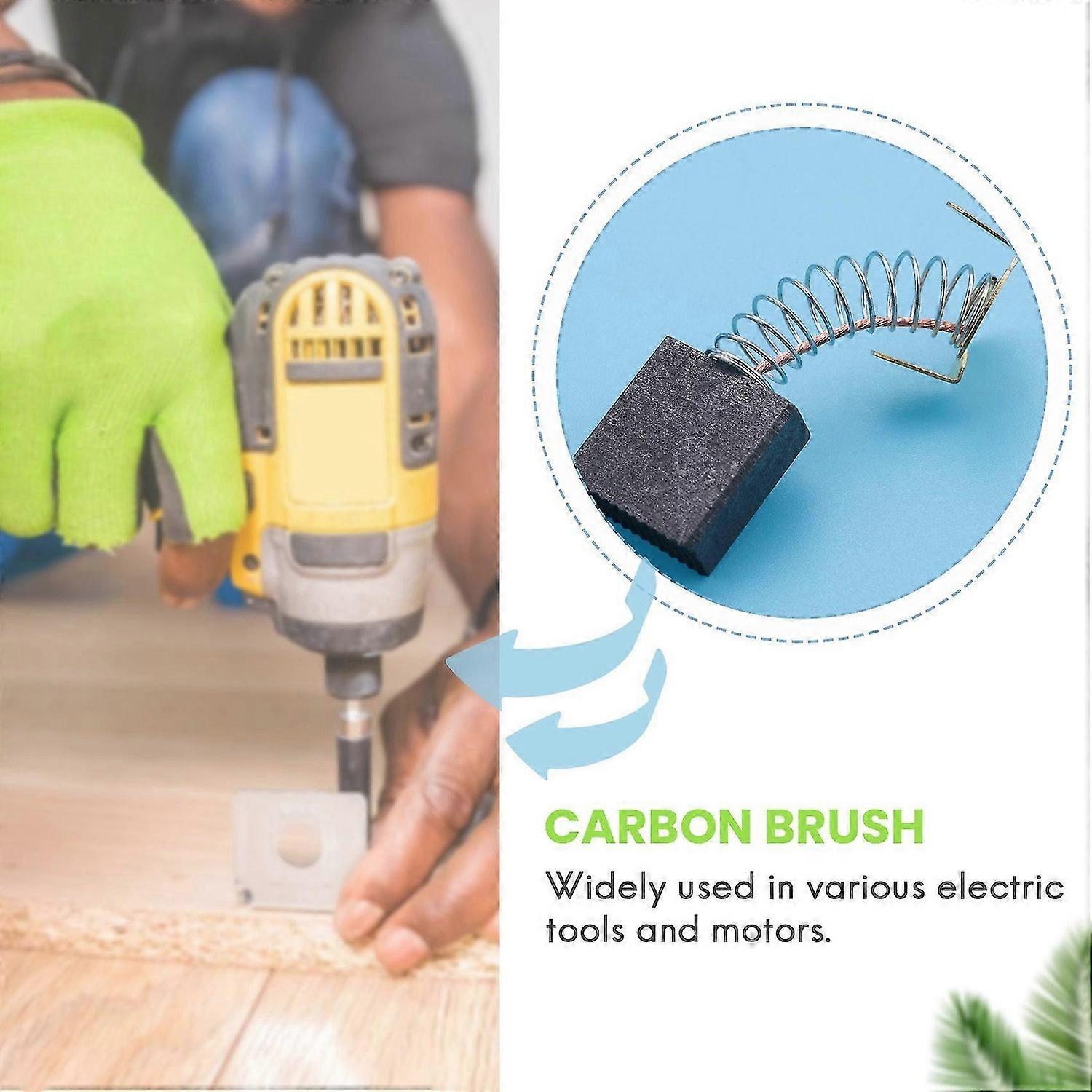 10Pcs Carbon Brushes for Evolution Rage 3 255mm Saw