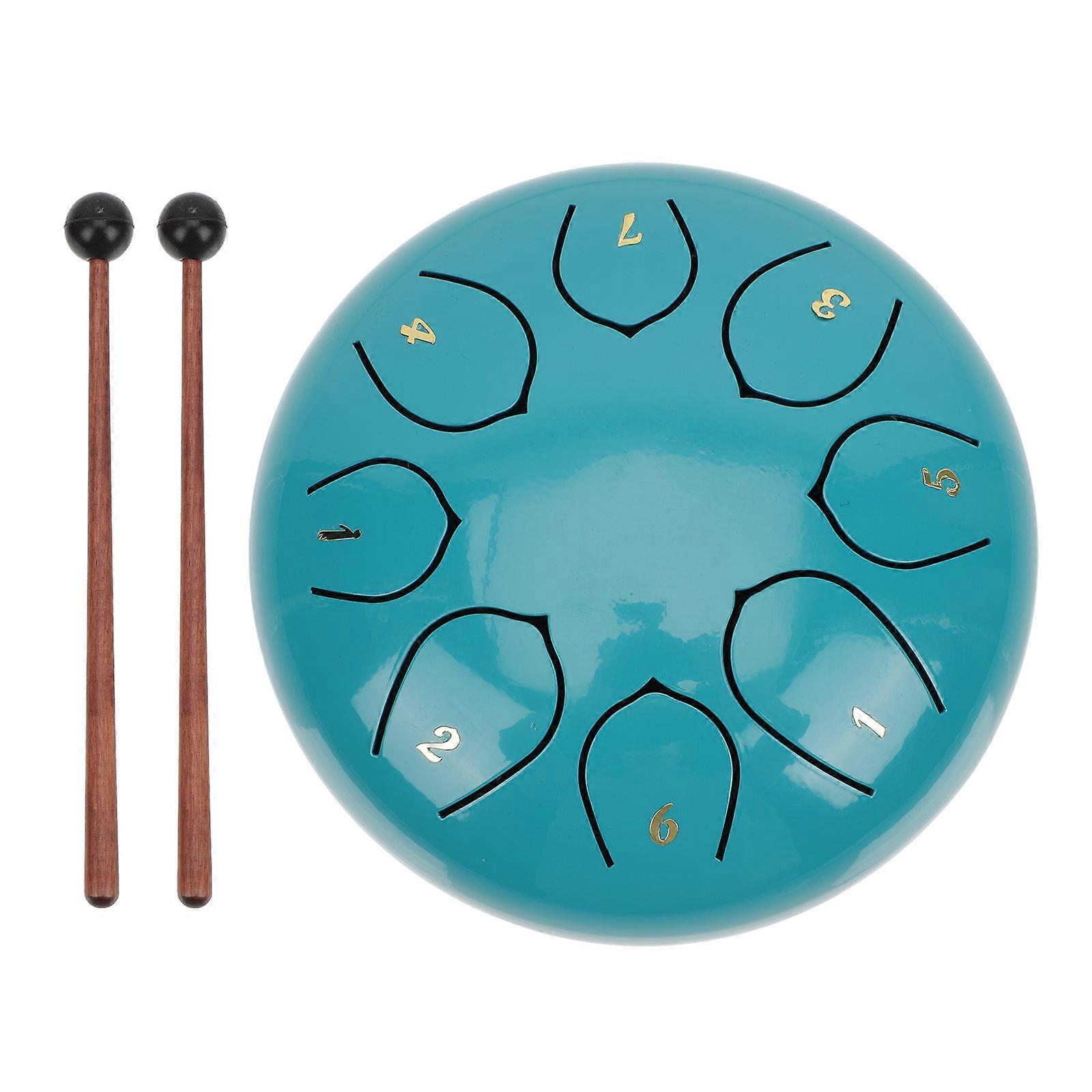 Musical Instrument Tongue Drum Adults and Children Music Practice Assorted Color Steel and Titanium Alloy for 1 Set