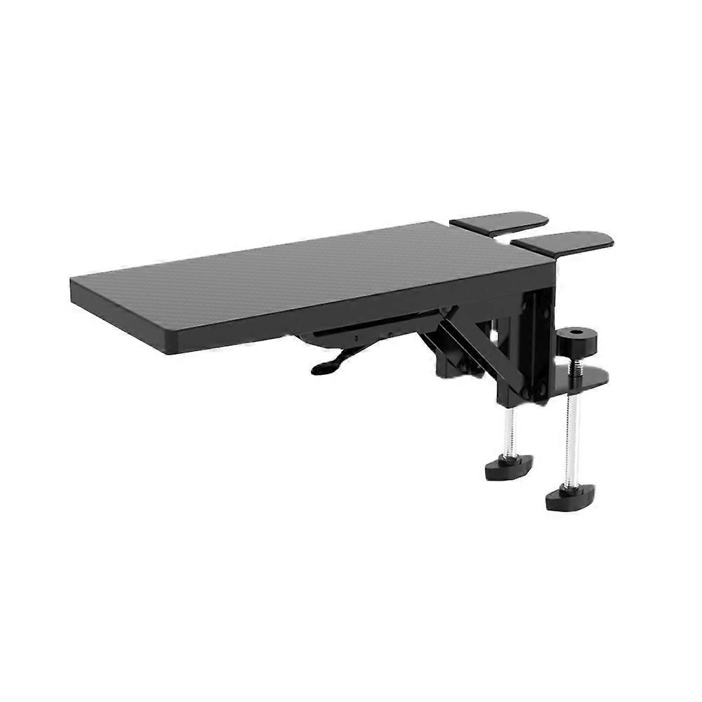 Desktop Arm Supports Computer Hand Bracket for Office Work Black Wood Abs Alloy Wrist Support 1Pack