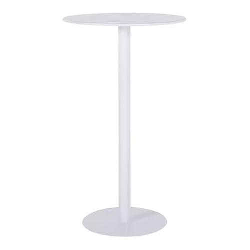 Stainless steel bar table Round Bar Table, Tall Bistro Pub Table For Narrow Space Kitchen Island, Bar Height Table