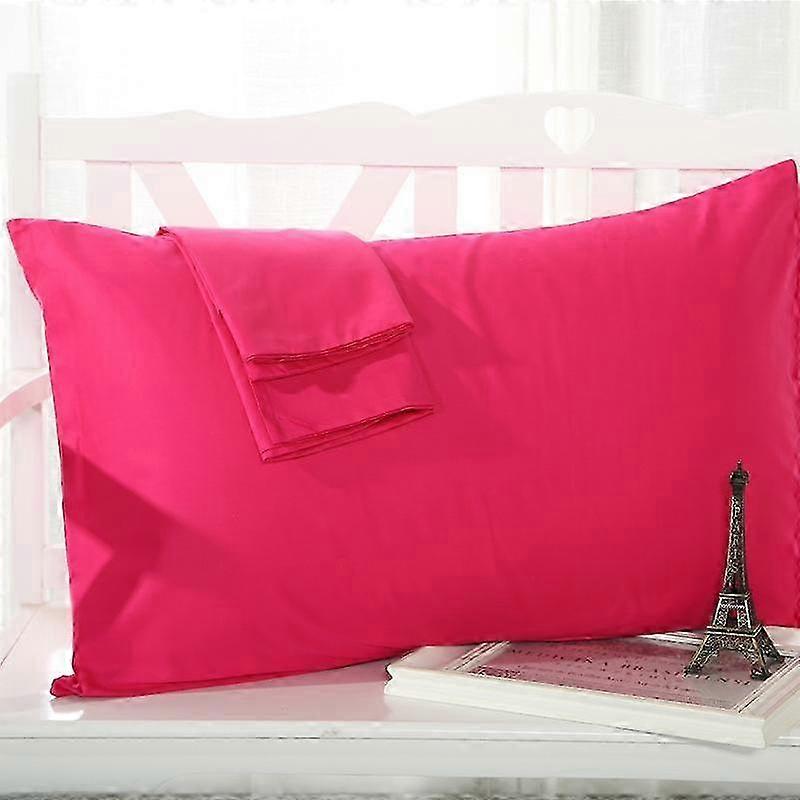 Soft Egyptian cotton pillowcases for queen bed, 2x 300 thread count